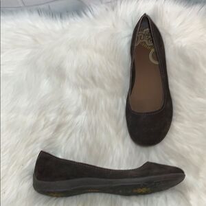 Merrell Avesso Brown Suede Ballet Flats Sz 10